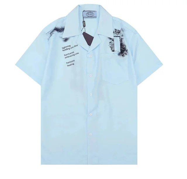 Prada T-shirts Fashion Colorful Short Sleeves