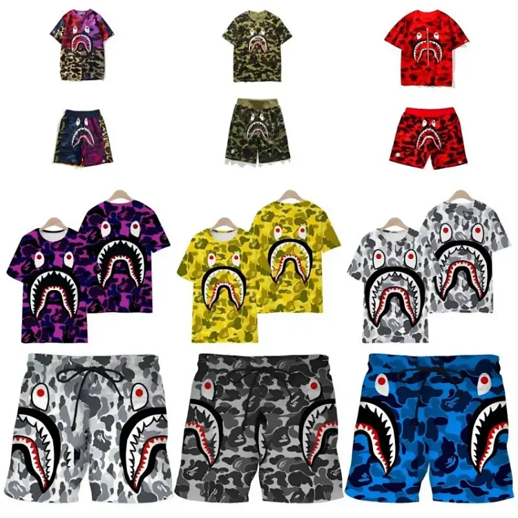 bape T-shirt Shorts Suits（40 Styles）
