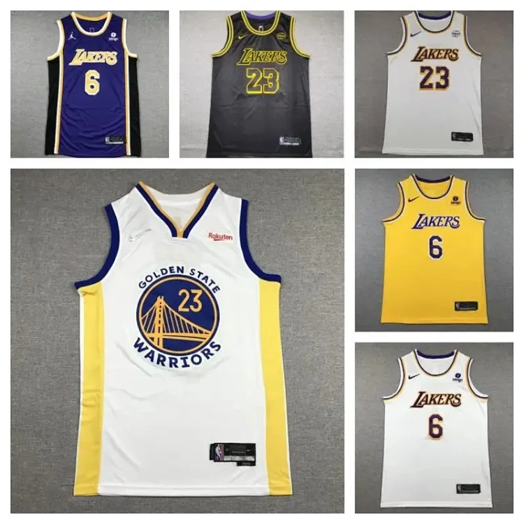 NBA Lakers Warriors Jerseys（35+）