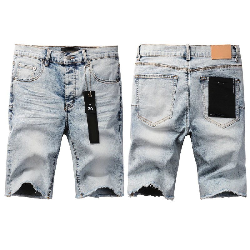 Purple short jeans