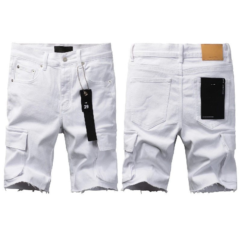 Purple short jeans
