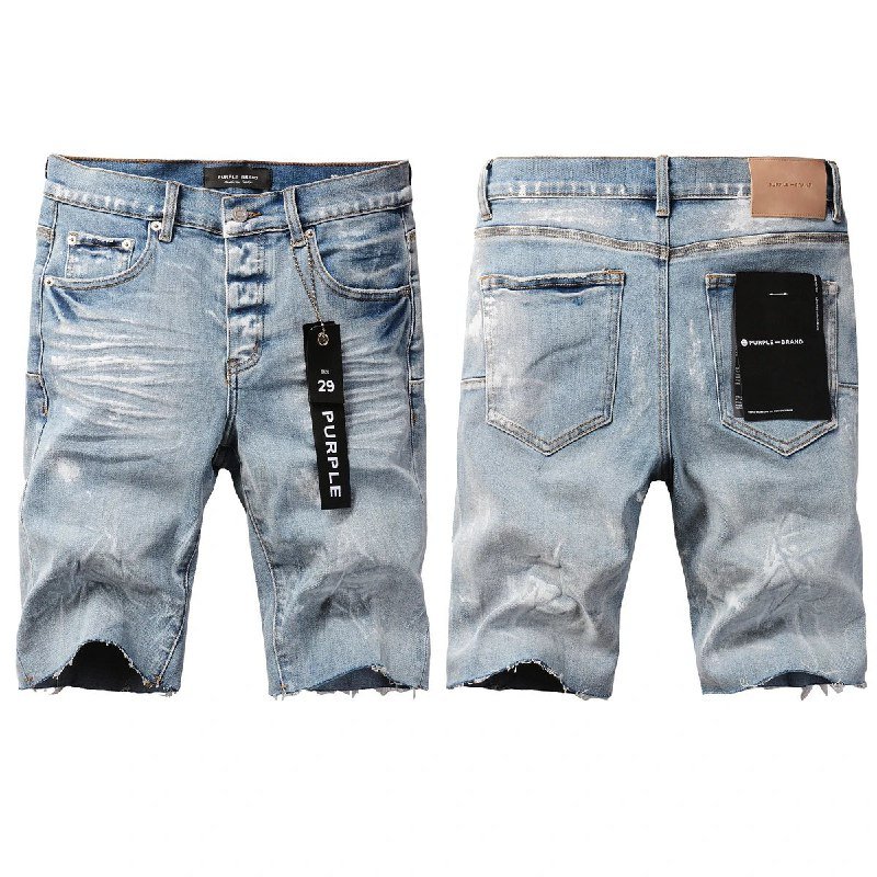 Purple short jeans