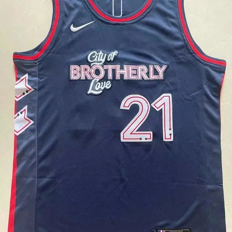 NBA Maxi City Edition Black Embroidered Quick Dry Vest Basketball Jersey（12 styles)