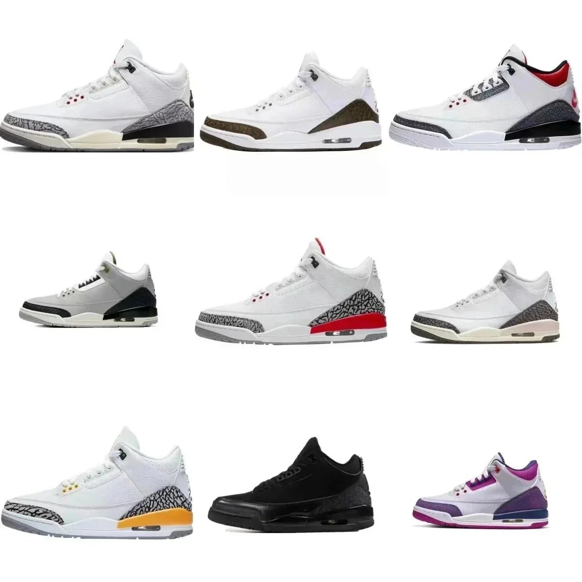 Jordan 3 (40+ styles) (boys and girls)