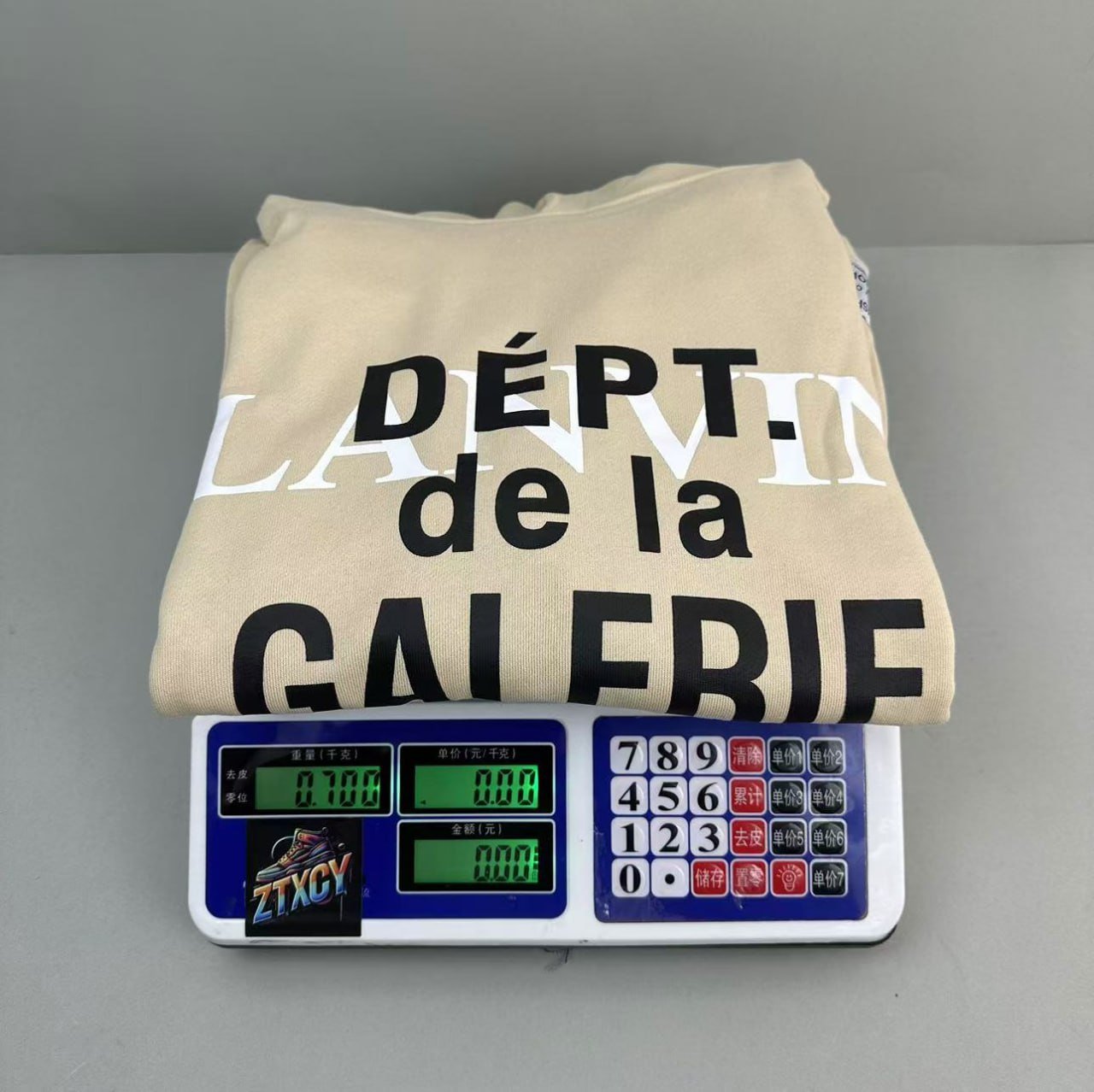 Gallery Dept hooded sweatshirt