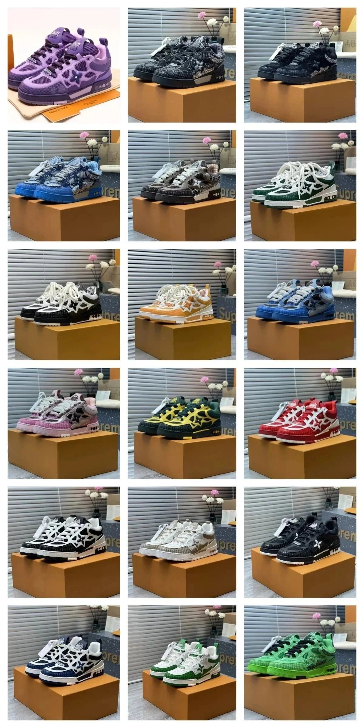 Louis vuitton sneakers LV Skate Top version