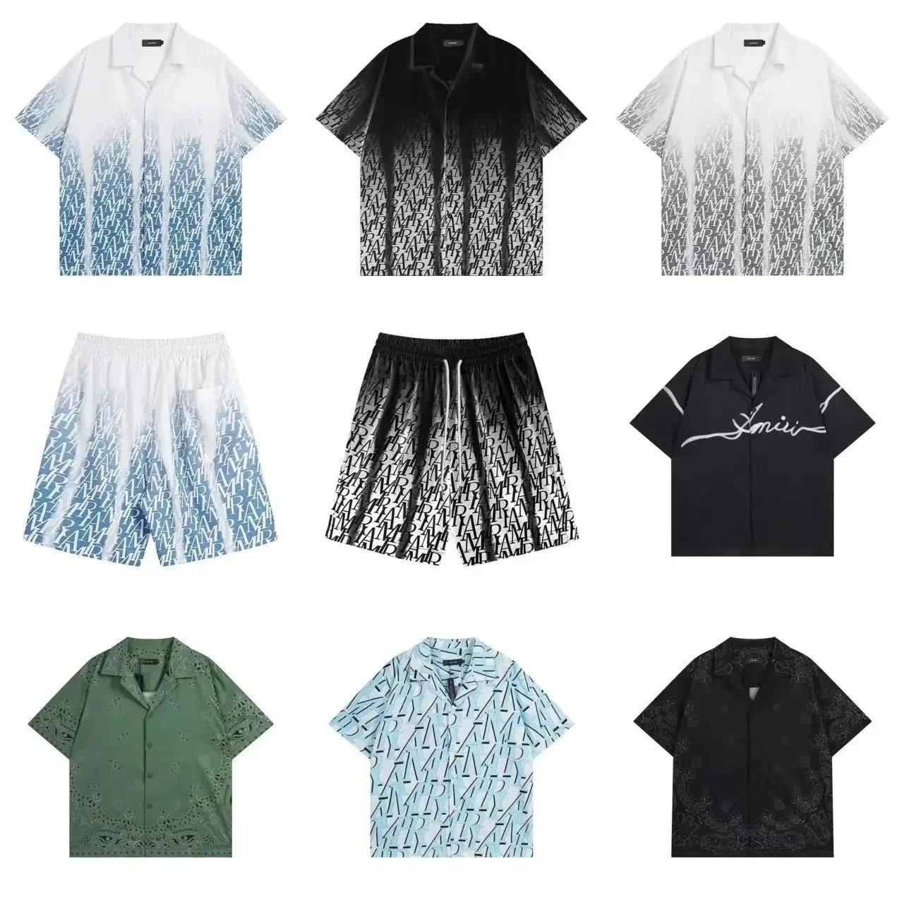 amiri t-shirt/shorts（40 styles