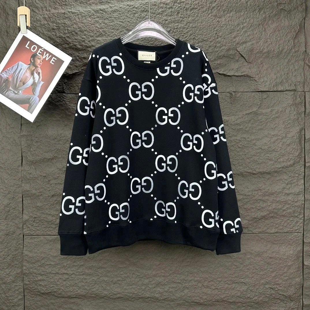 Gucci crew neck hooded sweatshirt