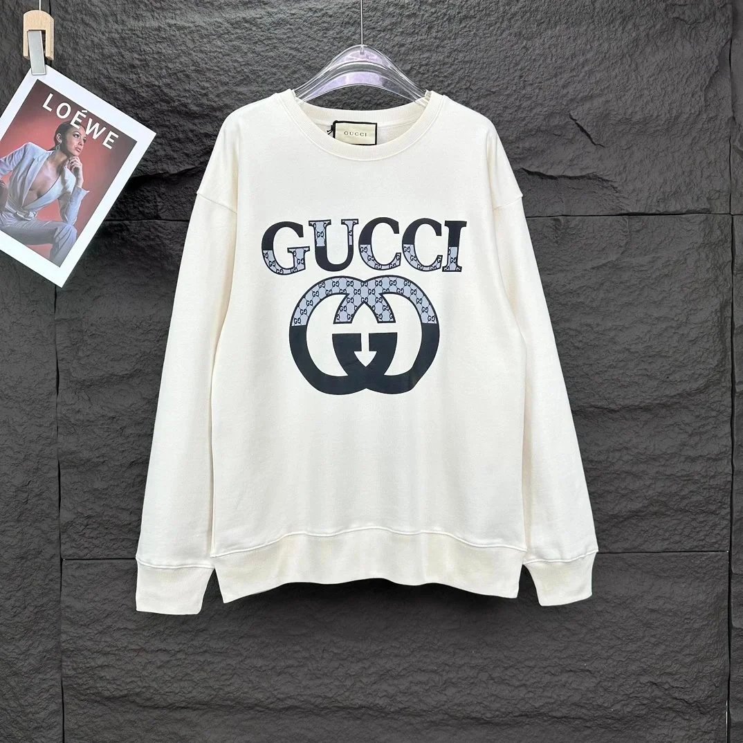 Gucci crew neck hooded sweatshirt
