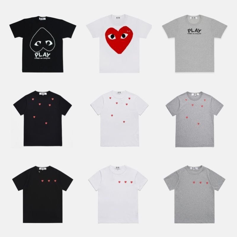 CDG Play T-shirt Tee （40 Styles