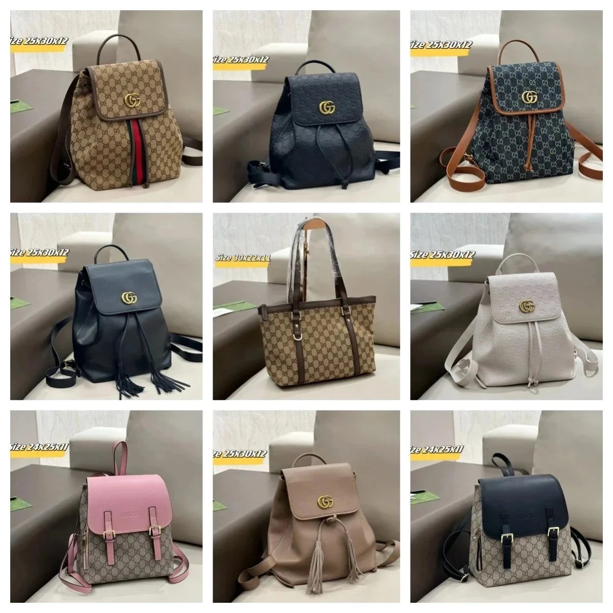 Gucci genuine leather bag （40 style