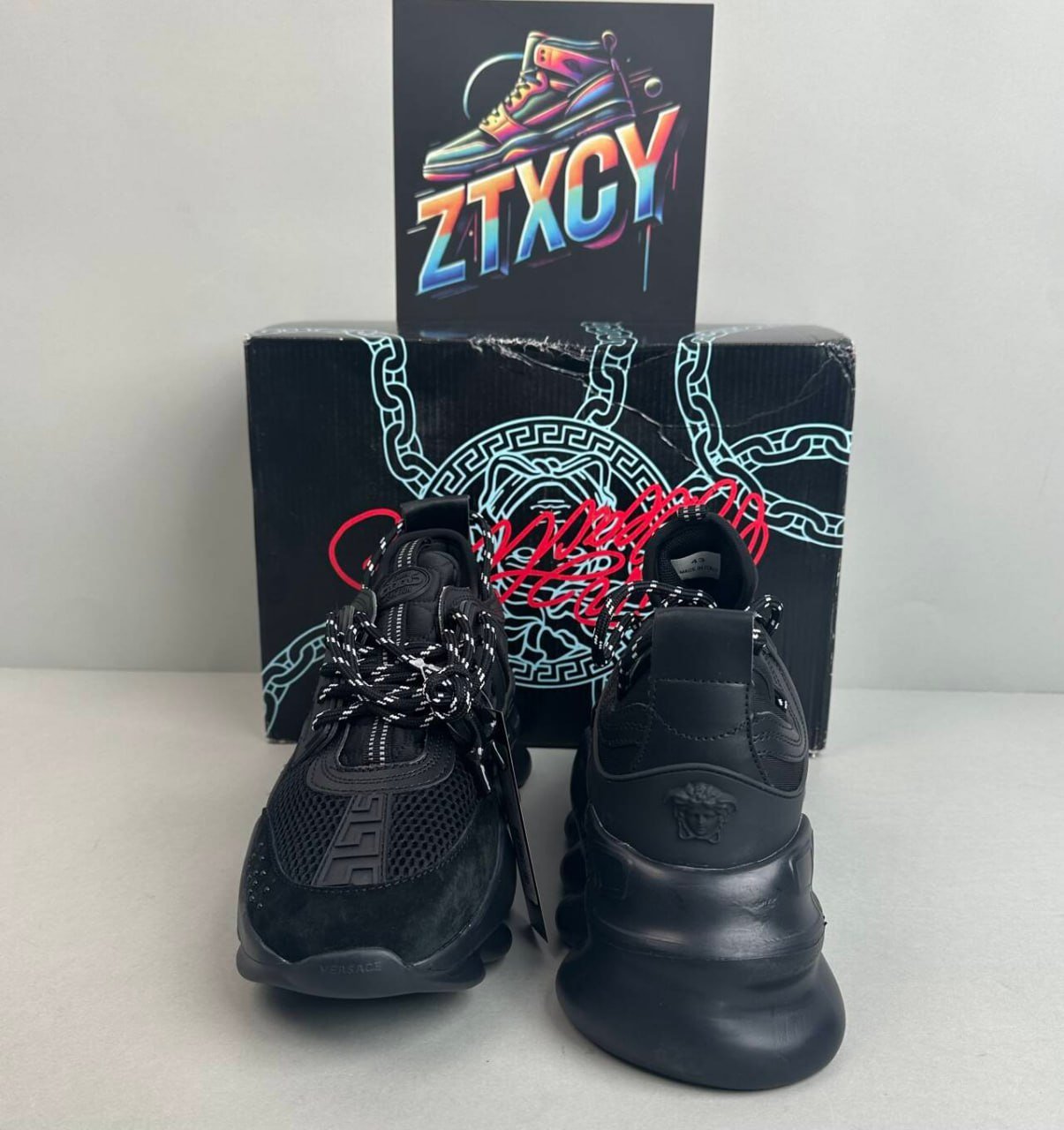 VERSACE CHAIN SNEAKERS（34 styles