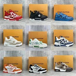 Louis vuitton sneakers LV Trainer Shoes (40 style)
