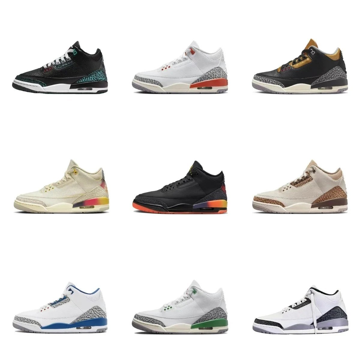 Air Jordan aj3 Shoes （20style
