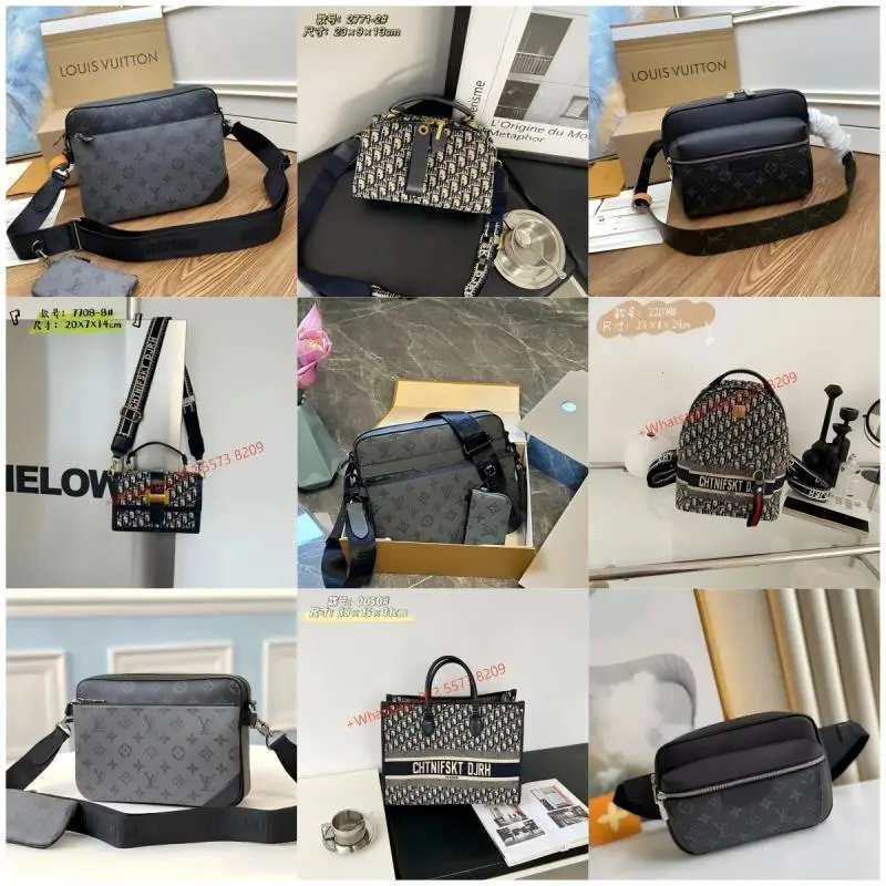 LV Dior genuine leather bag（40 style