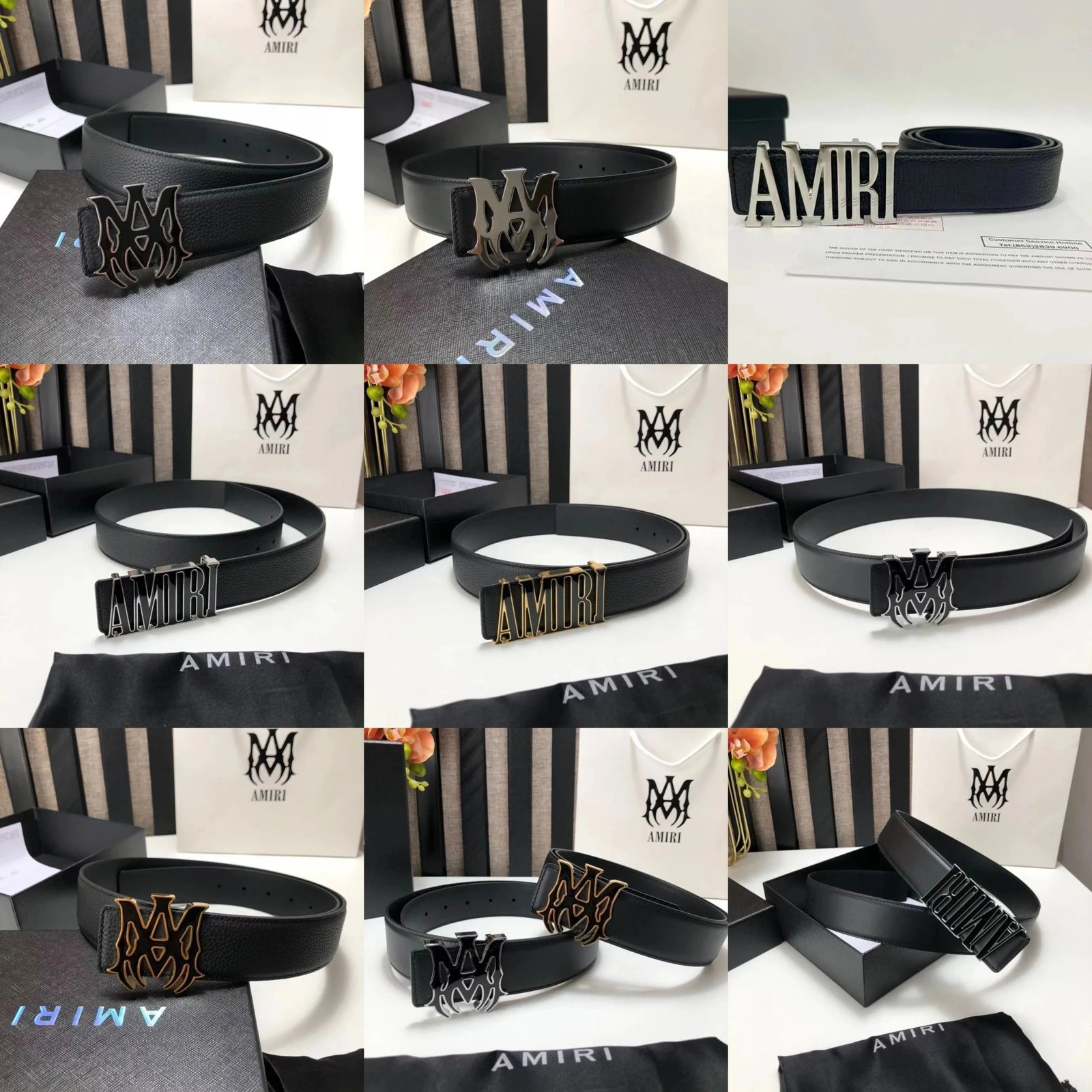 AMIRI belt