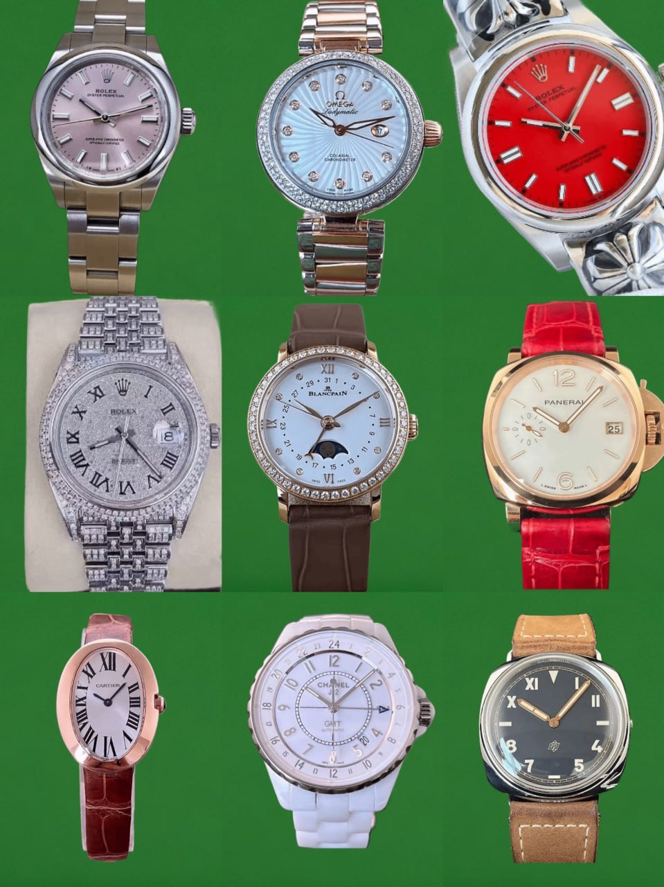 Rolex watches - Various top brands for women (40 models)