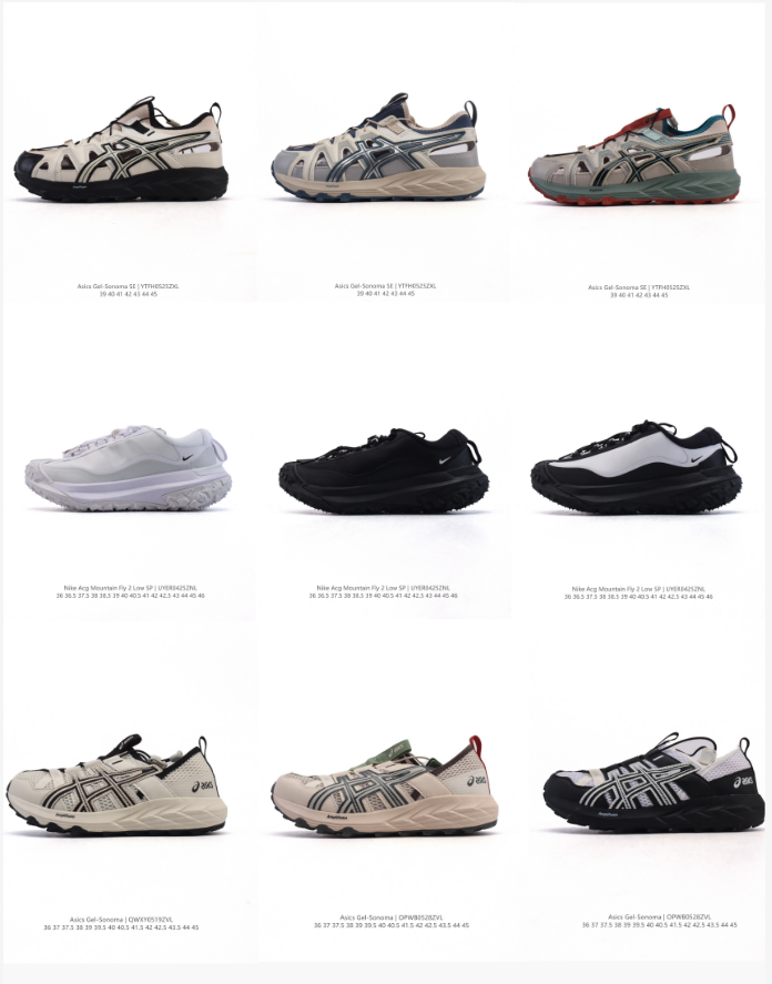 Asics /HOKA sandals River trekking shoes