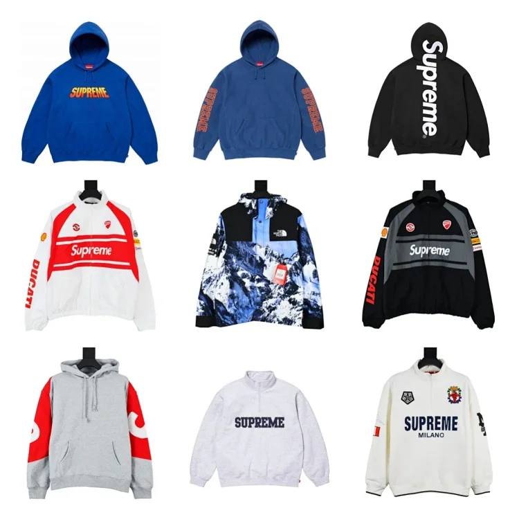 Supreme Hoodie and Long Sleeve Trousers Set