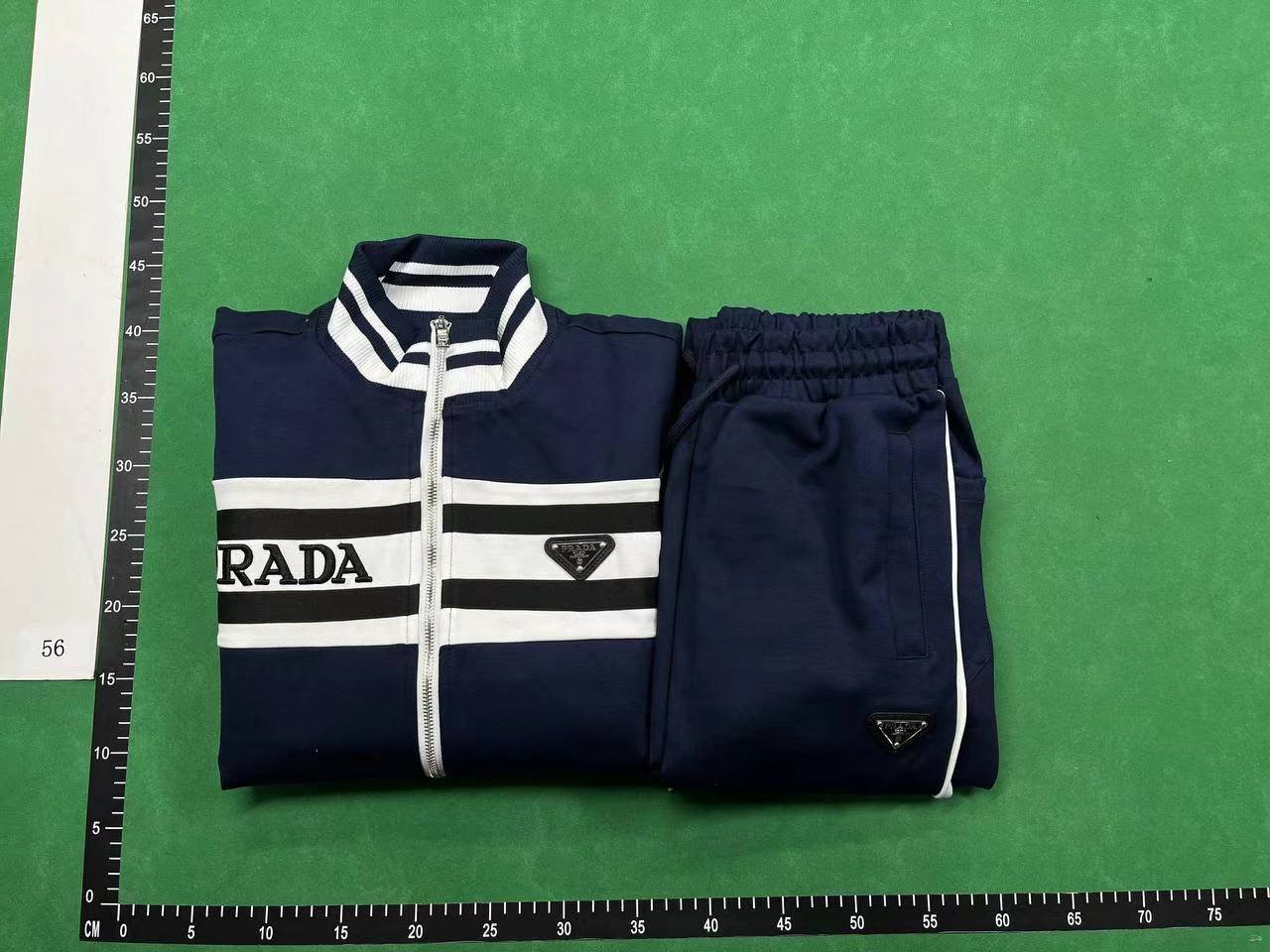 PRADA Linea Rossa / LV Monogram / Burberry Check / GUCCI Striped Track Suit Sets