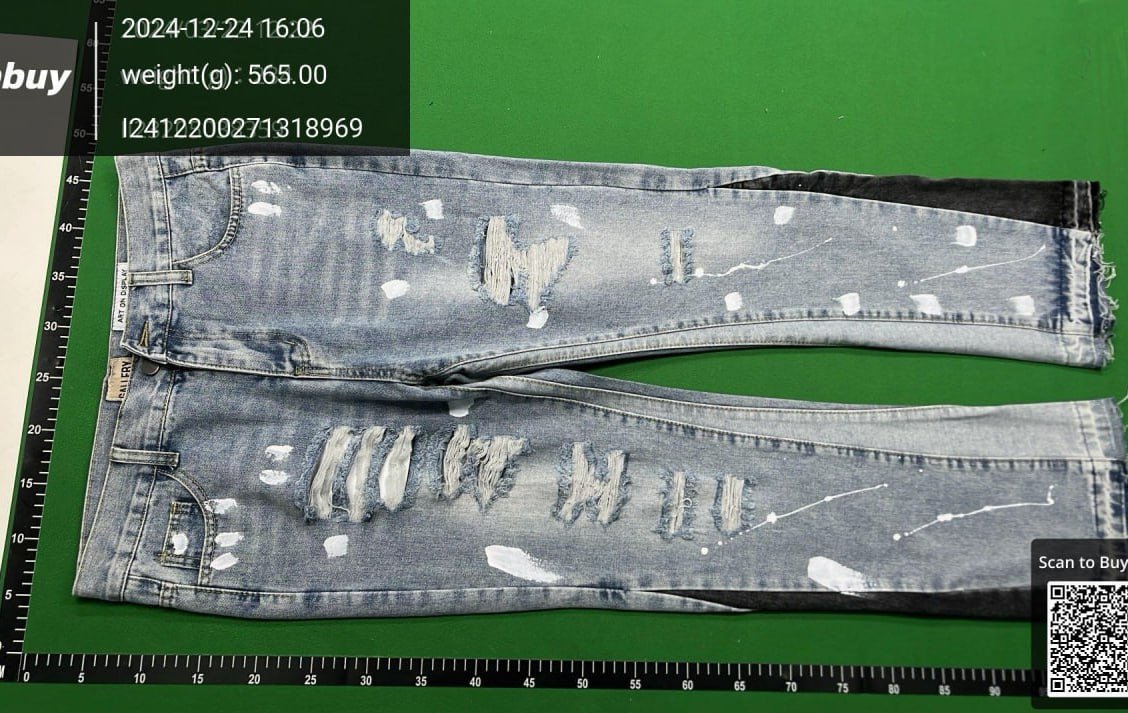 Gallery Dept Jeans [Multiple Styles Including Distressed, Paint-Splatter, and Chainlink Designs]