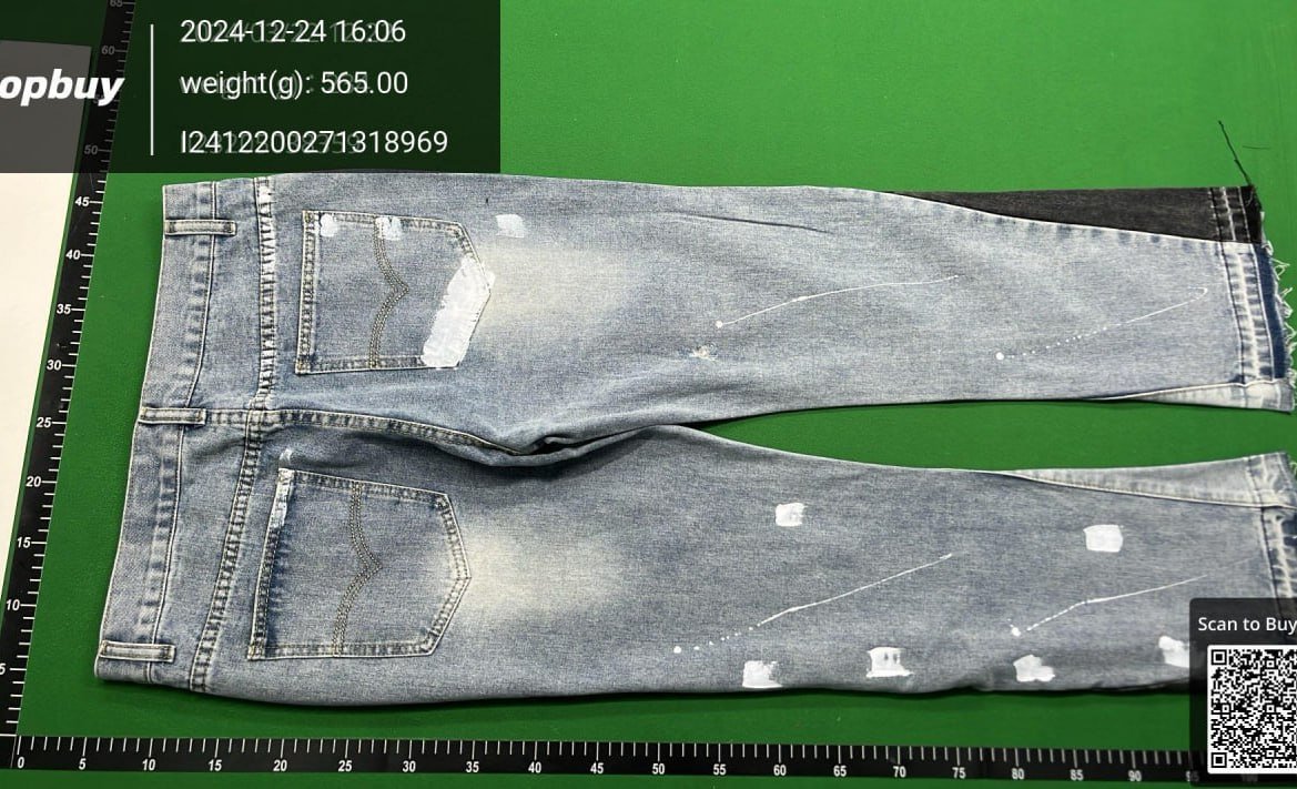 Gallery Dept Jeans [Multiple Styles Including Distressed, Paint-Splatter, and Chainlink Designs]