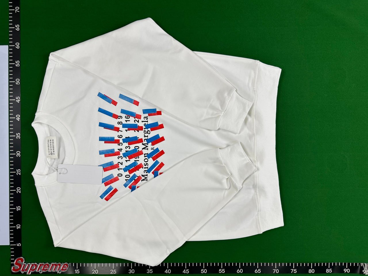 Maison Margiela Numbers Print Long-Sleeve T-Shirt