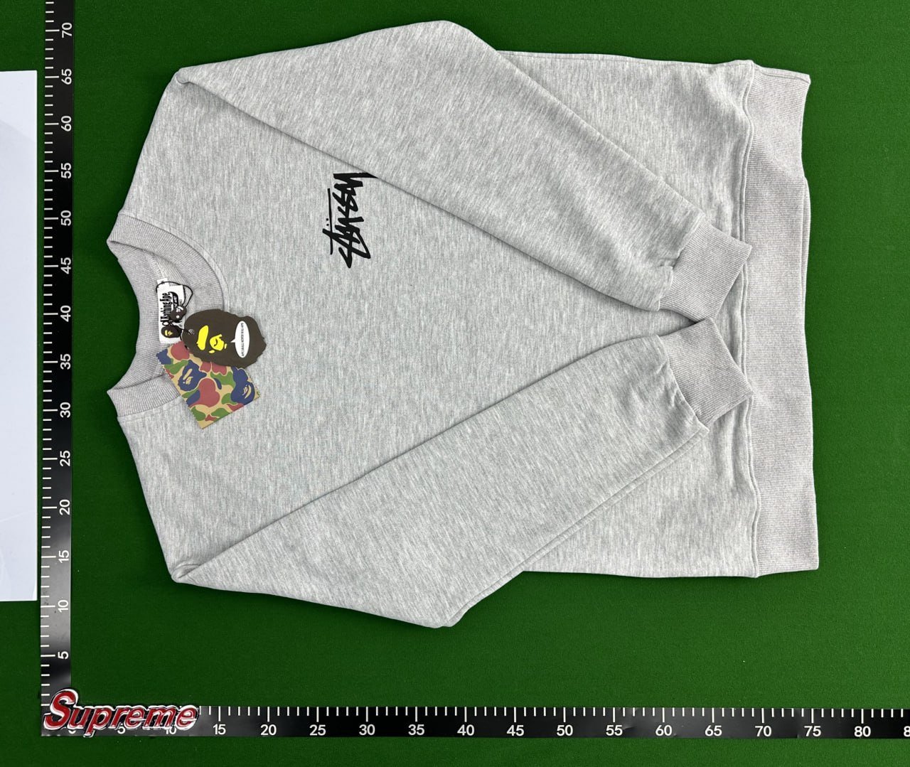 Stussy x BAPE Collaboration Sweatshirt