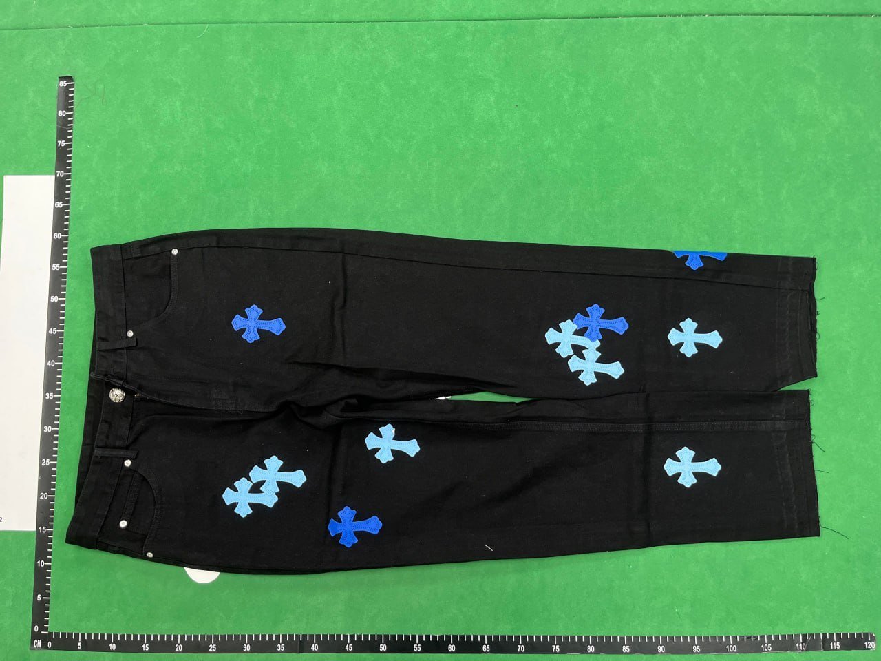 Chrome Hearts Cross Embroidery Jeans