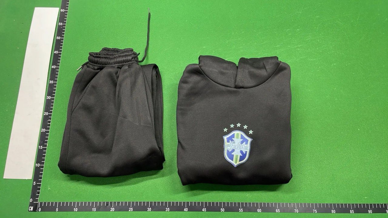 Brazil National Team Hoodie & Pants Tracksuit Set