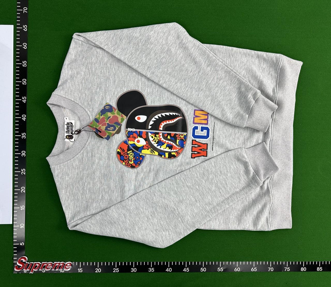 Bape WGM Shark Face Sweatshirt