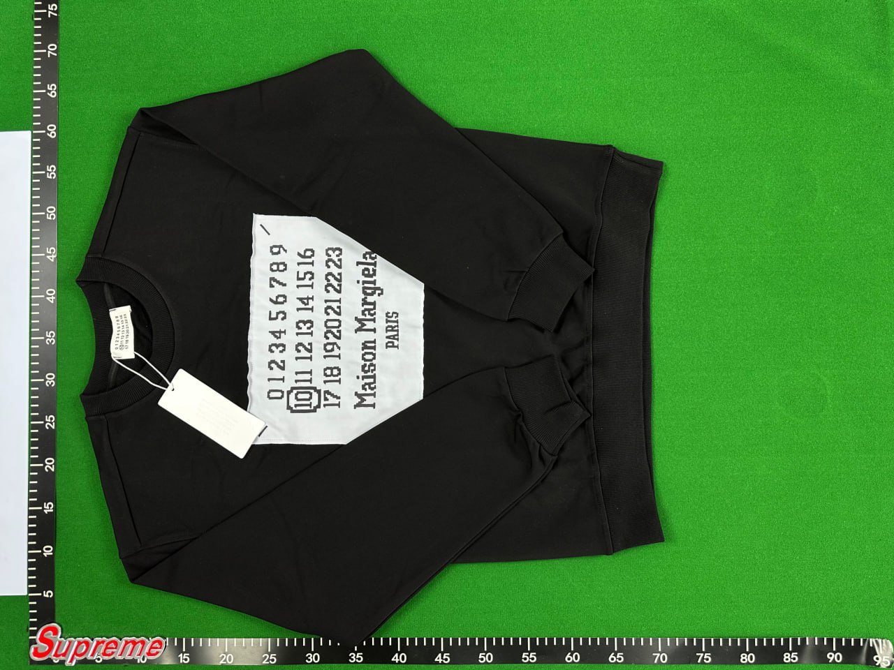 Maison Margiela Replica Heart Number Print Sweater