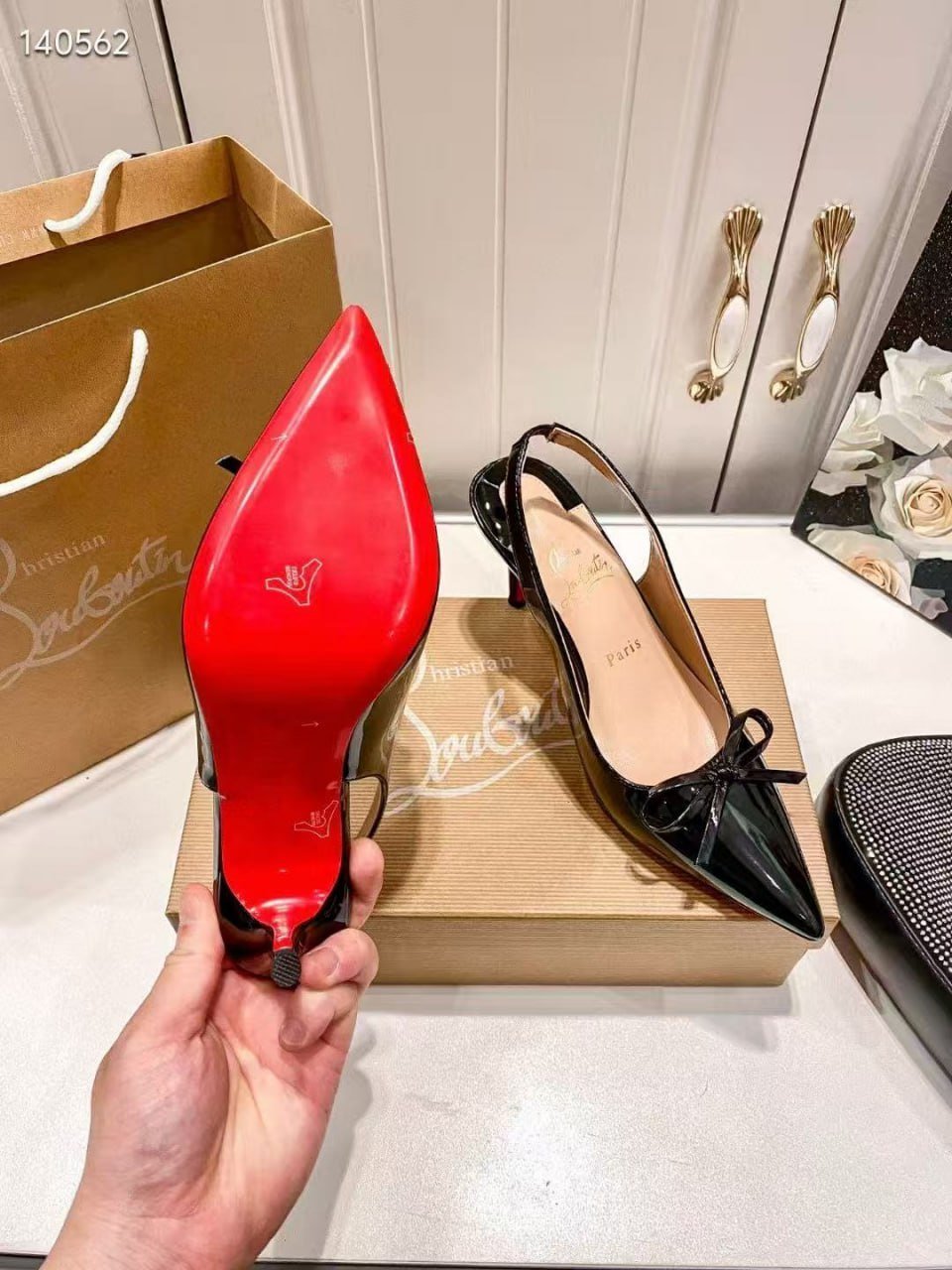 Christian Louboutin Pigalle Slingback Pumps
