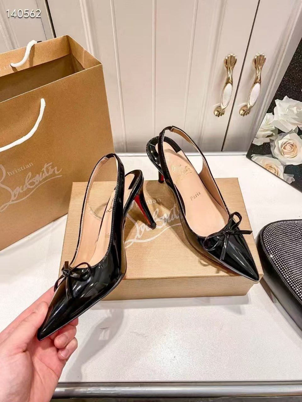 Christian Louboutin Pigalle Slingback Pumps