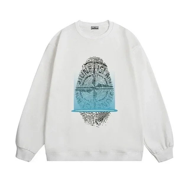 Stone Island Compass Logo Sweatshirt [Fashionable Casual Long-Sleeved Top]