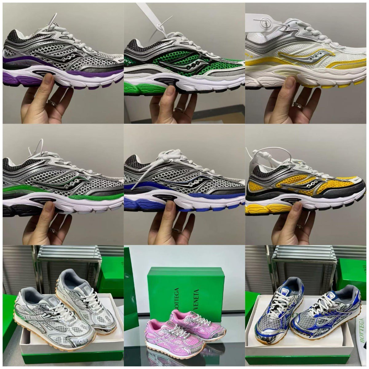 Saucony Shadow 6000 Sneakers / Bottega Veneta Shoes [Multiple Colorways]