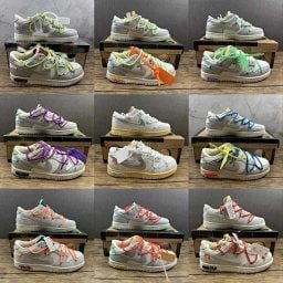 OFF-WHITE x Nike Dunk Low Sneakers [Multiple Colorways]