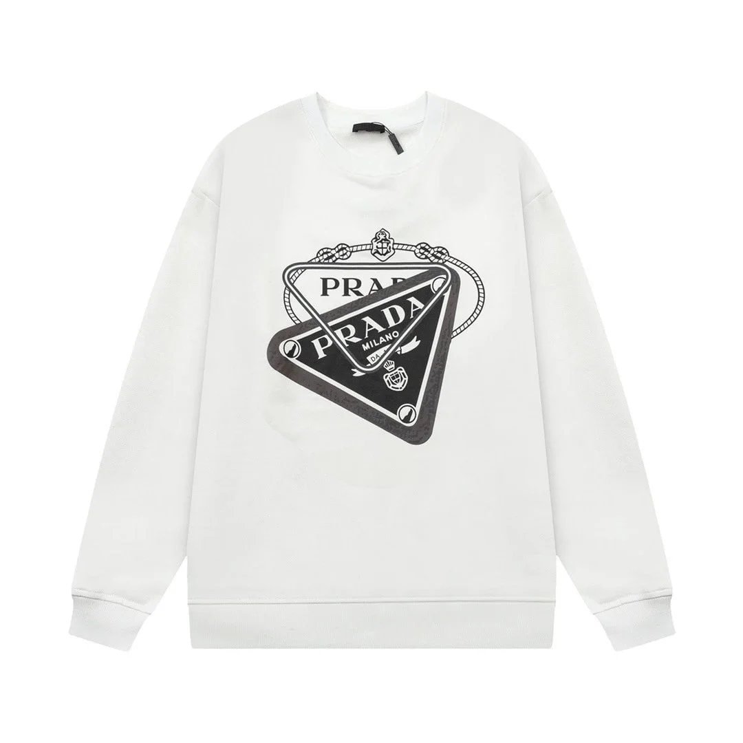 Prada Logo Sweatshirts [Multiple Styles & Colors]