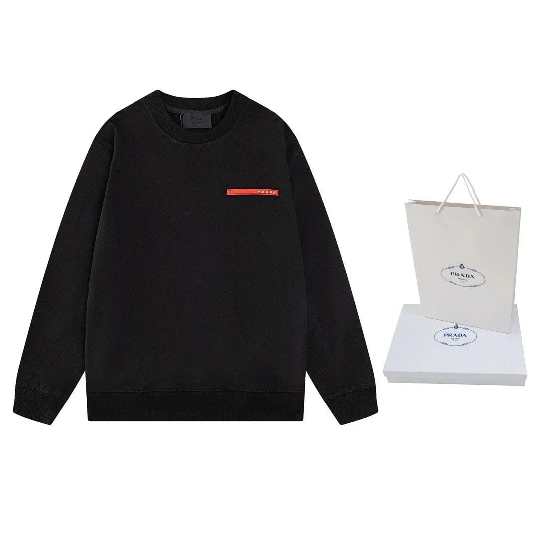 Prada Logo Sweatshirts [Multiple Styles & Colors]
