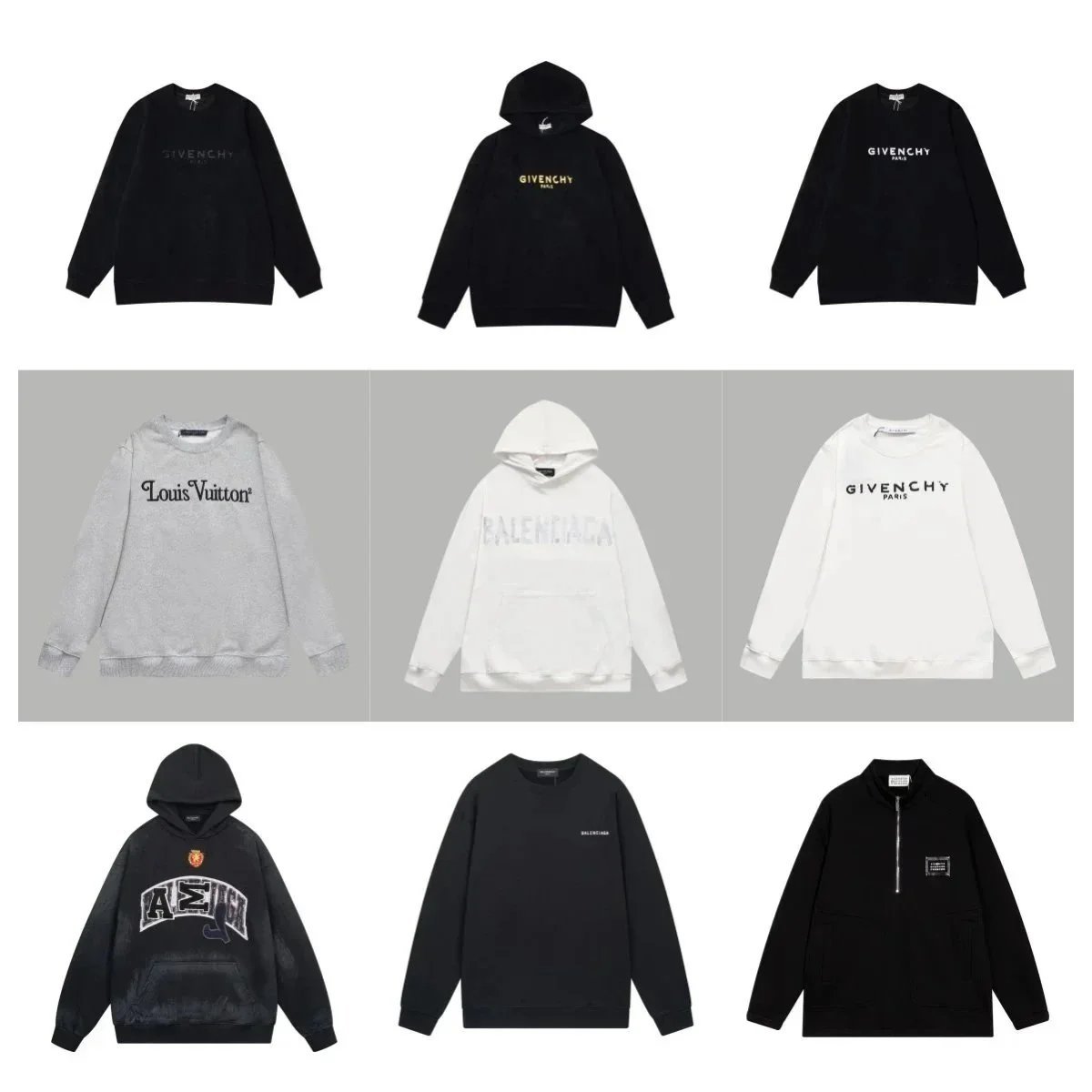  Givenchy Round neck hooded (39 styles)
