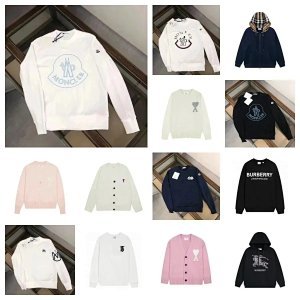 Moncler Hoodies/Sweaters [Multiple Styles Including Logo, Heart, and Checkered Hood Designs]