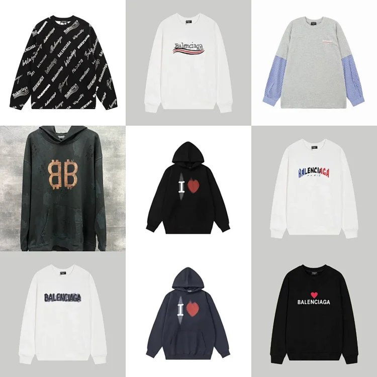 Balenciaga Fashion sweatshirt  (38 styles)