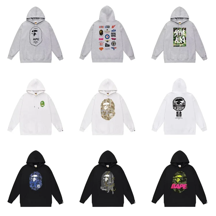 BAPE Crew neck sweatshirt (38 styles) 