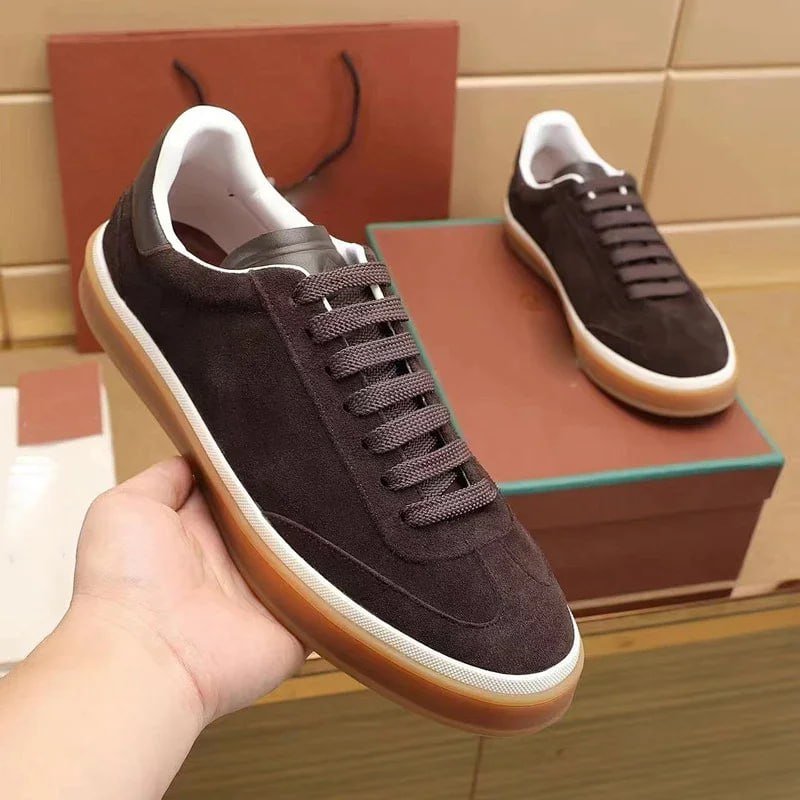 Loro piana men's leather shoes