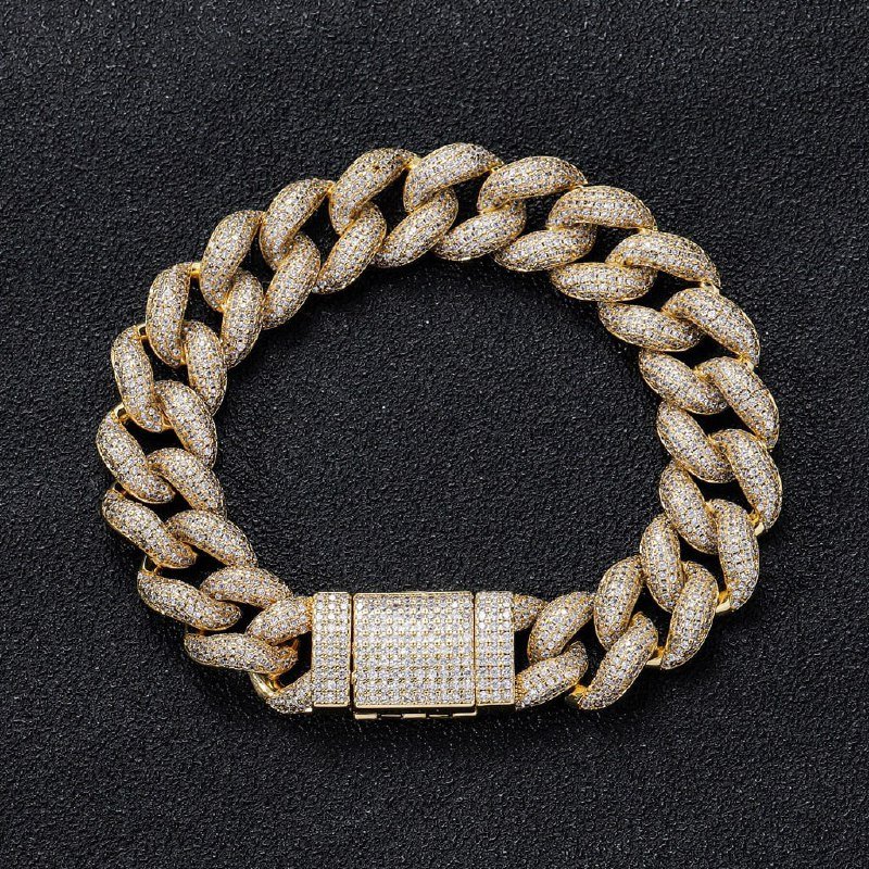Cuban Link Diamond Bracelet [39 styles]