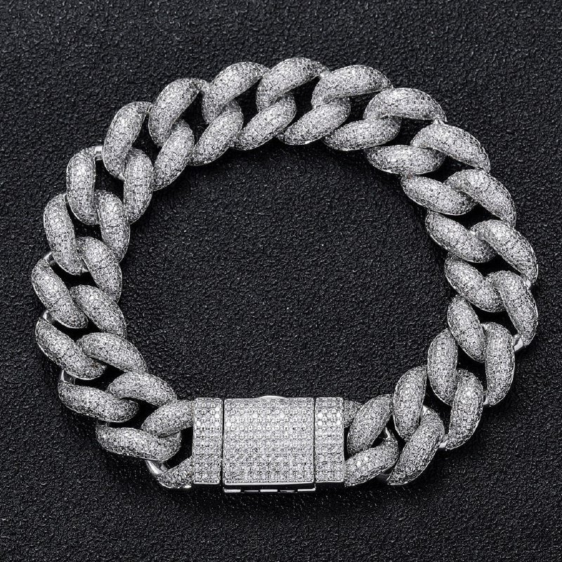 Cuban Link Diamond Bracelet [39 styles]