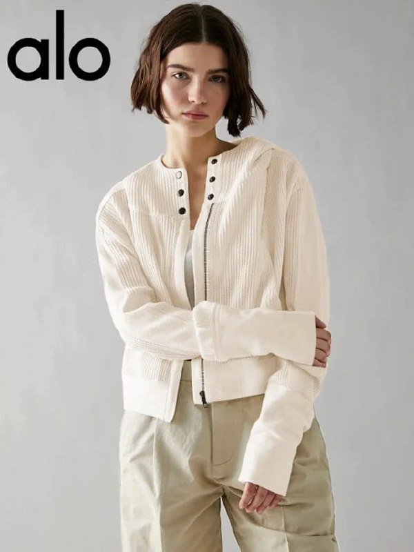 ALO Waffle Knit Hoodie [3 styles]