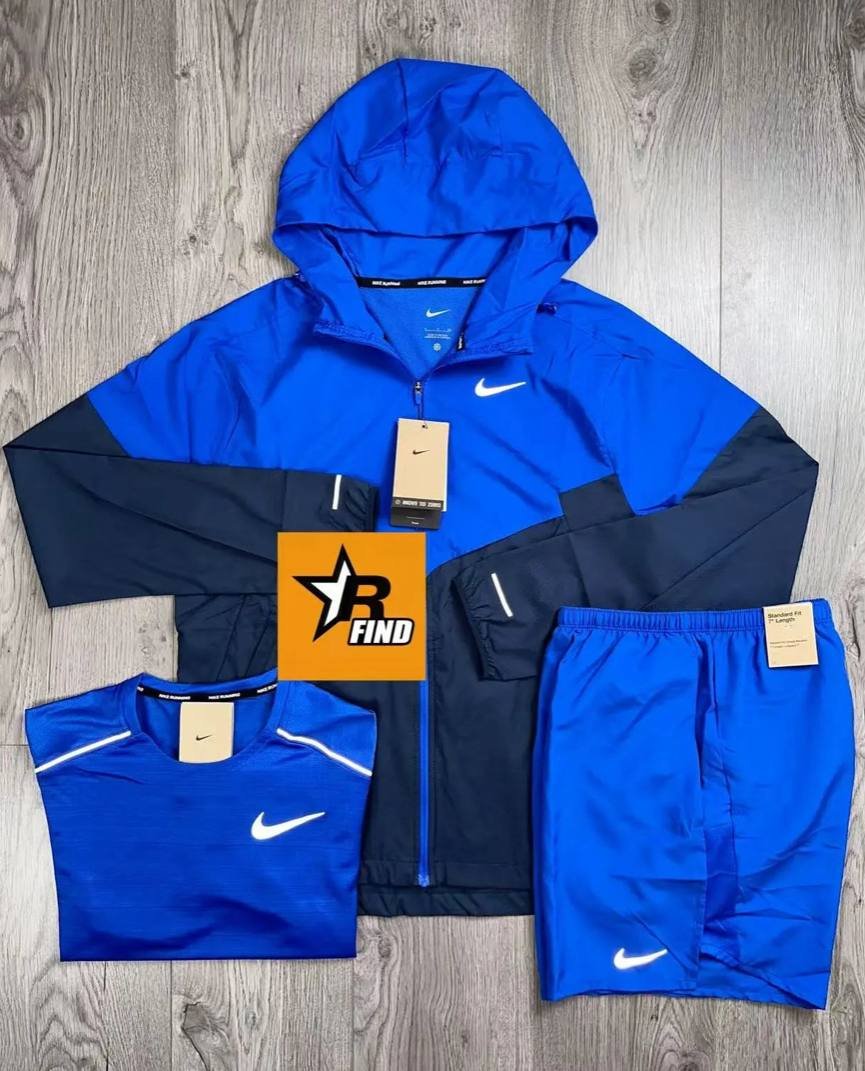 Nike Running Short-sleeved Three-piece Suit [35 styles]