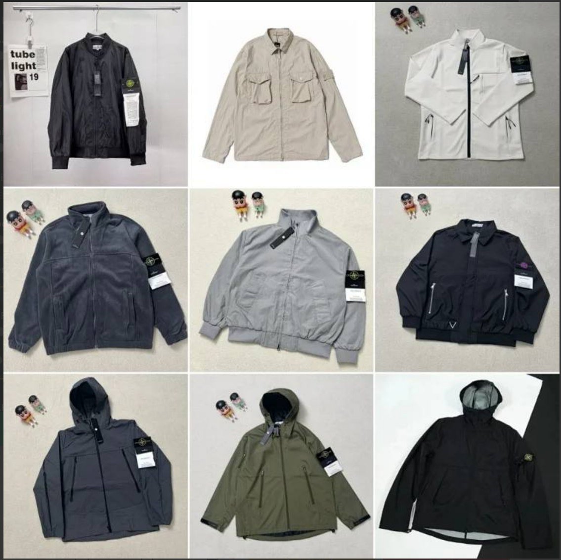 Stone Island Bomber Jackets & Field Shirts [29 styles]