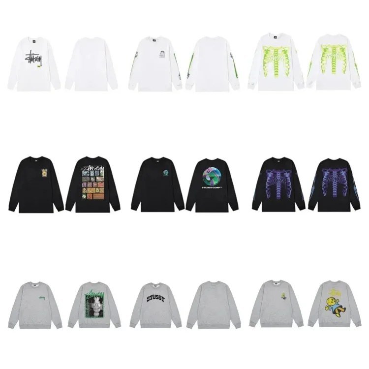 Stussy Long Sleeve Sweatshirts [37 styles]